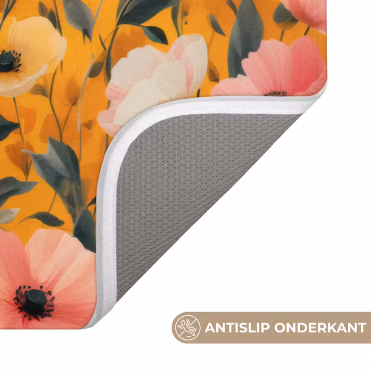 WC Mat - Bloemen - Veld - Geel — 3