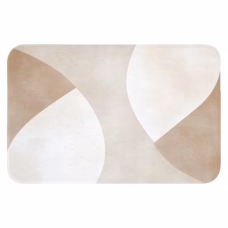 WC Mat - Bruin - Japandi - Abstract — 1