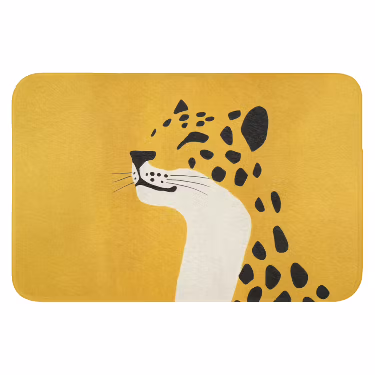 WC Mat - Cheetah - Illustratie - Geel — 1