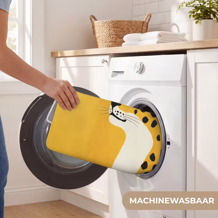 WC Mat - Cheetah - Illustratie - Geel — 5