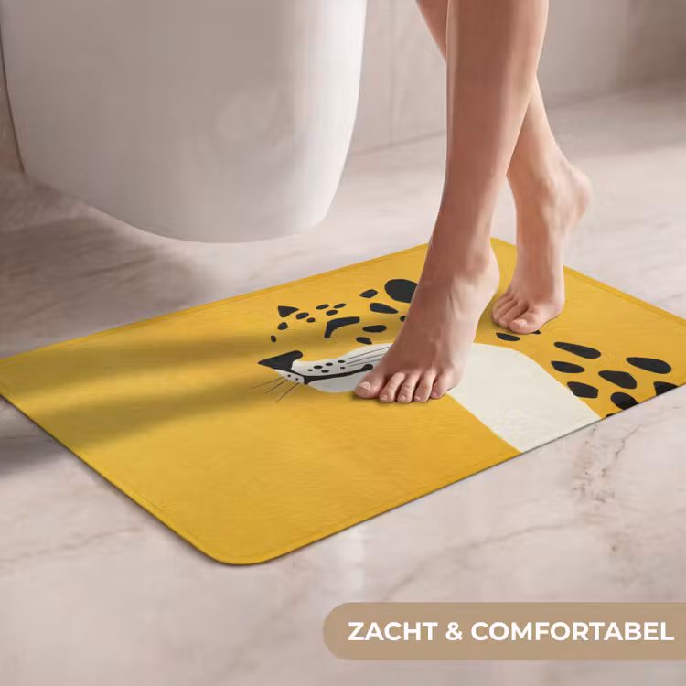 WC Mat - Cheetah - Illustratie - Geel — 7