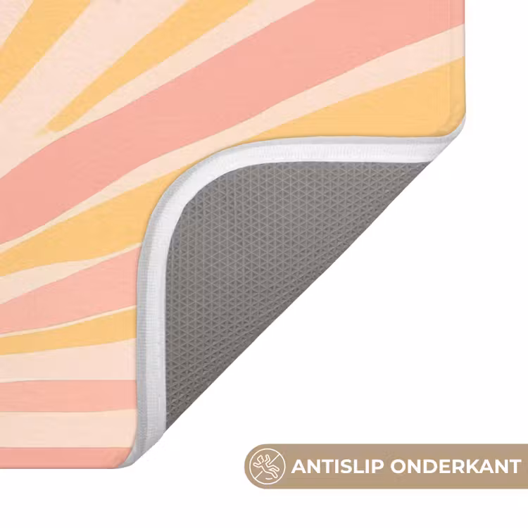 WC Mat - Illustratie - Zon - Pastelkleuren — 3