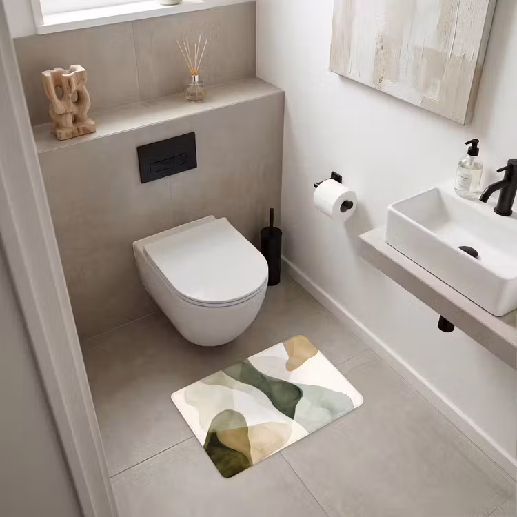 WC Mat - Japandi - Abstract - Groen — 6
