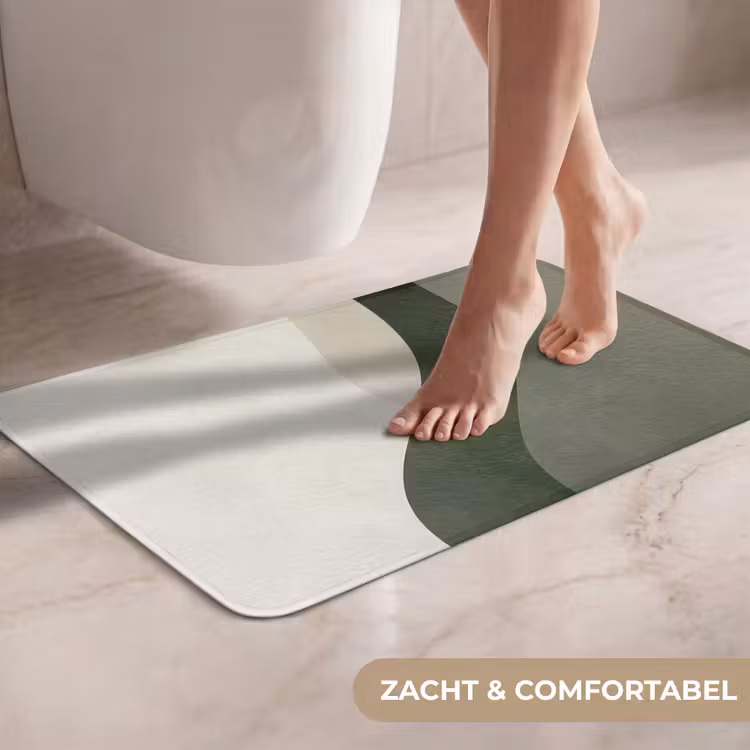 WC Mat - Japandi - Groen - Abstract - Modern — 7