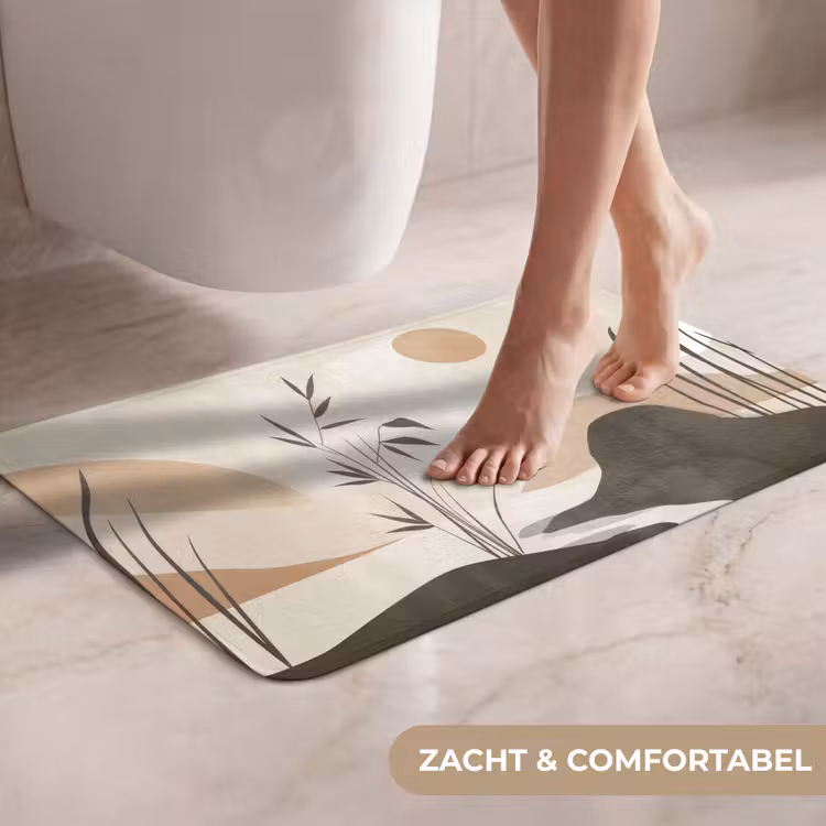 WC Mat - Japandi - Landschap - Beige — 7