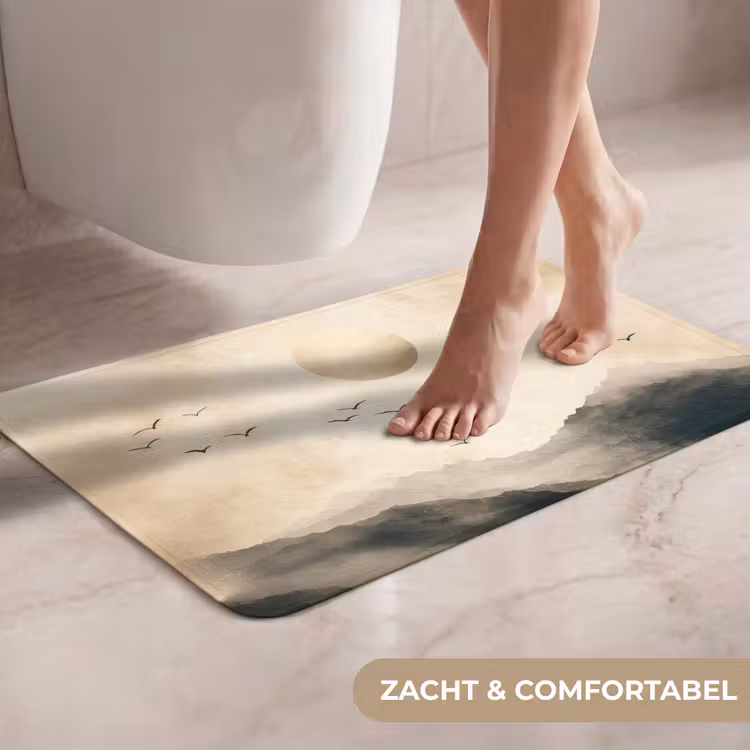 WC Mat - Landschap - Japandi - vogel — 7