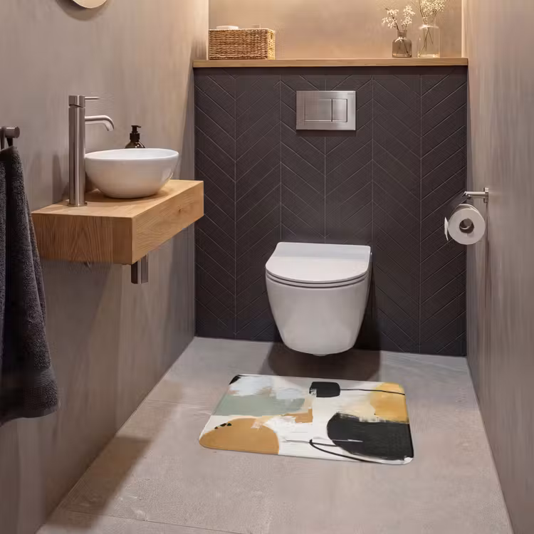 WC Mat - Paint - Abstract - Kleuren — 2