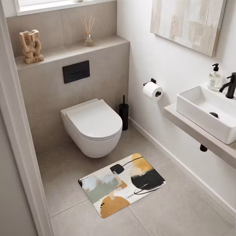 WC Mat - Paint - Abstract - Kleuren — 6