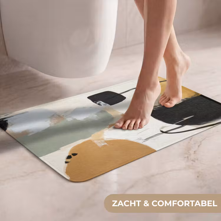 WC Mat - Paint - Abstract - Kleuren — 7