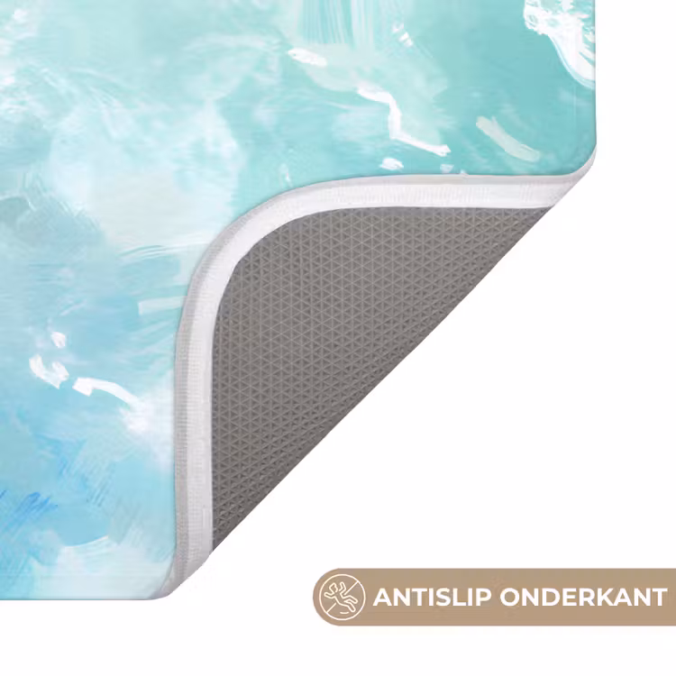 WC Mat - Schildpad - Zee - Blauw - Schittering — 3