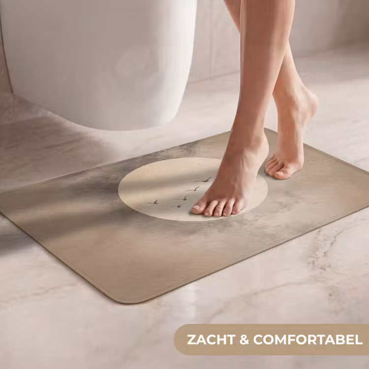 WC Mat - Vogel - Beige - Japandi — 7