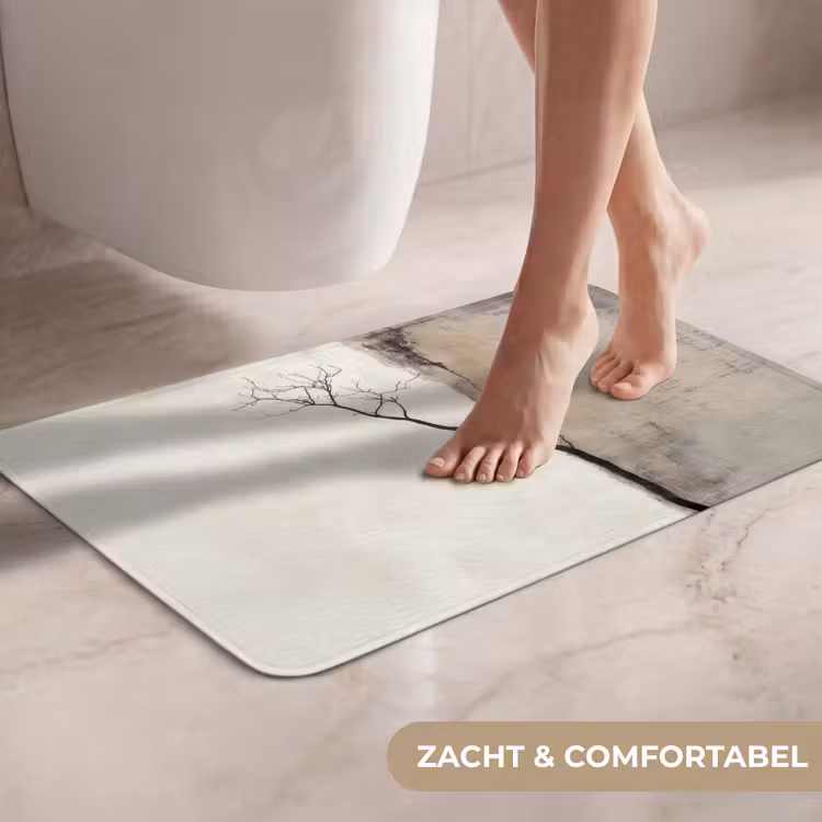 WC Mat - Wabi sabi - Plant - Beige — 7