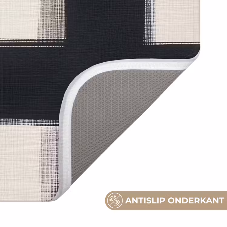 WC Mat - Zwart - Abstract - Japandi — 3