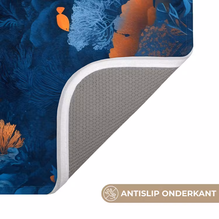 WC Mat - Koraalrif - Vissen - Oceaan - Blauw — 3