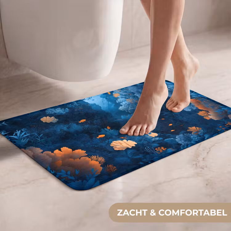 WC Mat - Koraalrif - Vissen - Oceaan - Blauw — 7