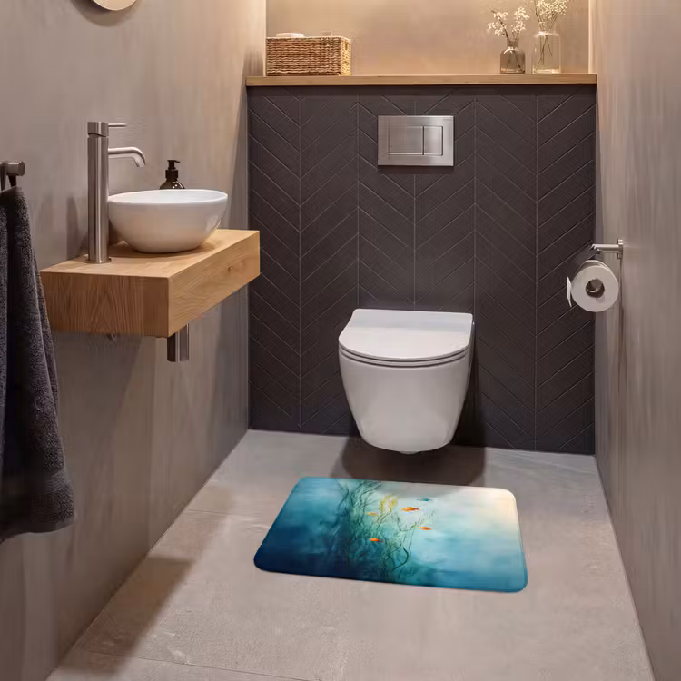 WC Mat - Waterplanten - Vissen - Kleurrijk - Water — 2