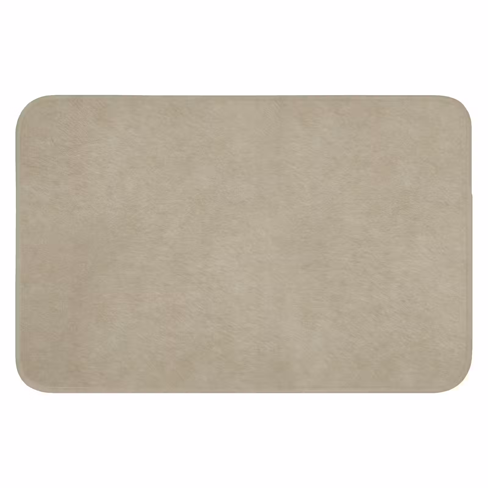 WC Mat - Taupekleur - Gewolkt textuur - Natuurlijk — 1