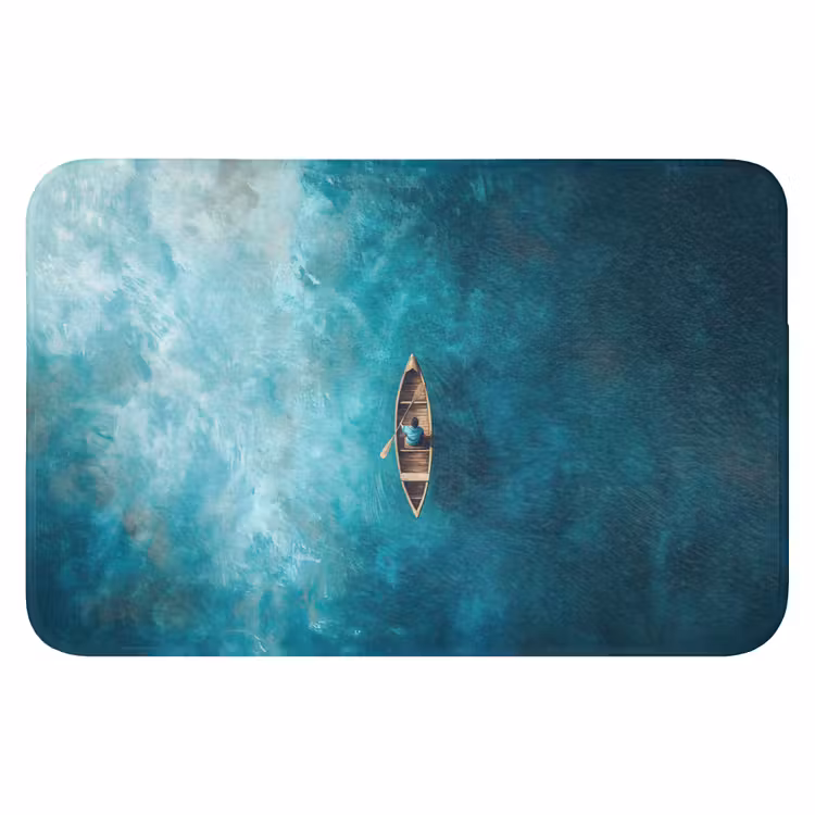 WC Mat - Bootje - Water - Blauw — 1
