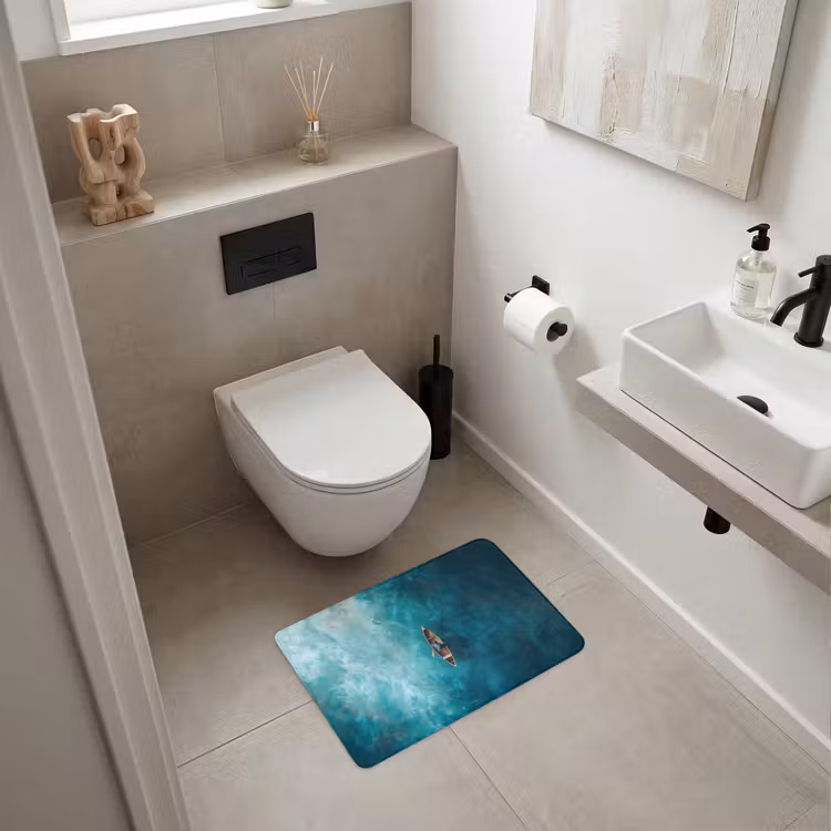 WC Mat - Bootje - Water - Blauw — 6
