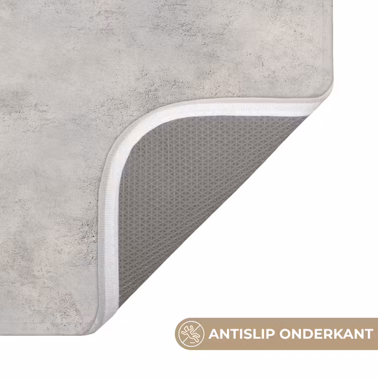 WC Mat - Grijs - Beton - Industrieel — 3