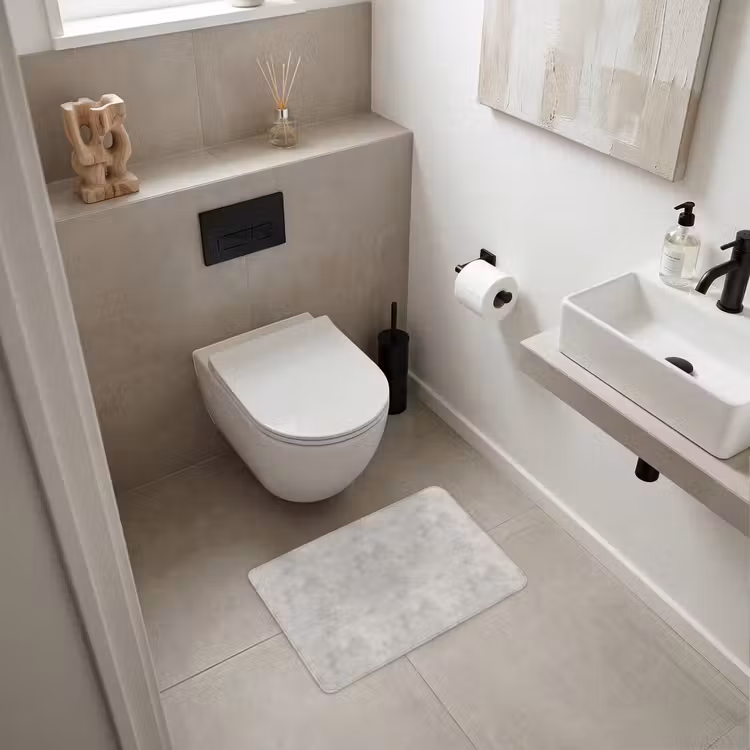 WC Mat - Grijs - Beton - Industrieel — 6