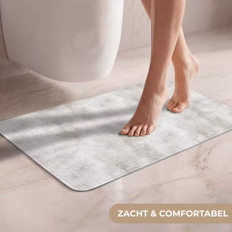 WC Mat - Grijs - Beton - Verweerd — 7