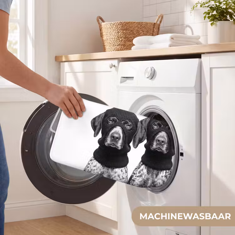 WC Mat - Honden - Bivakmuts - Zwart - wit — 5