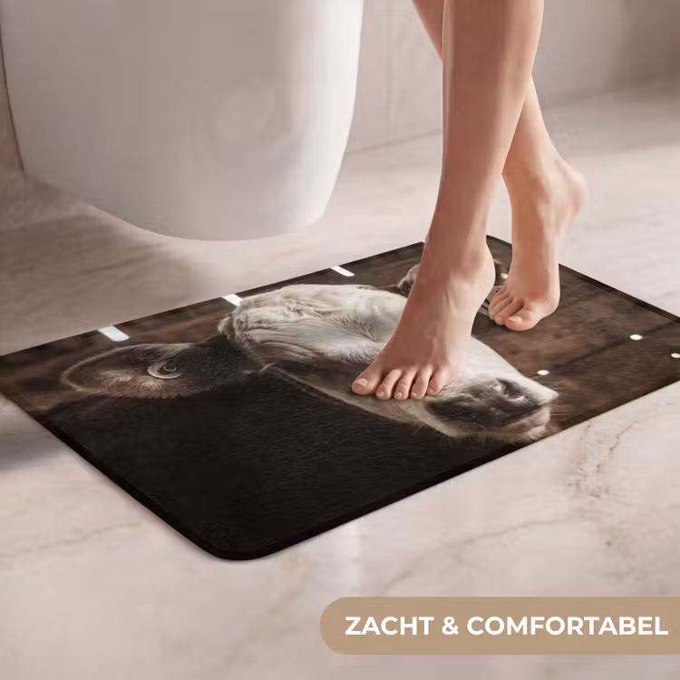 WC Mat - Kalf - Oormerk - Houten stal — 7