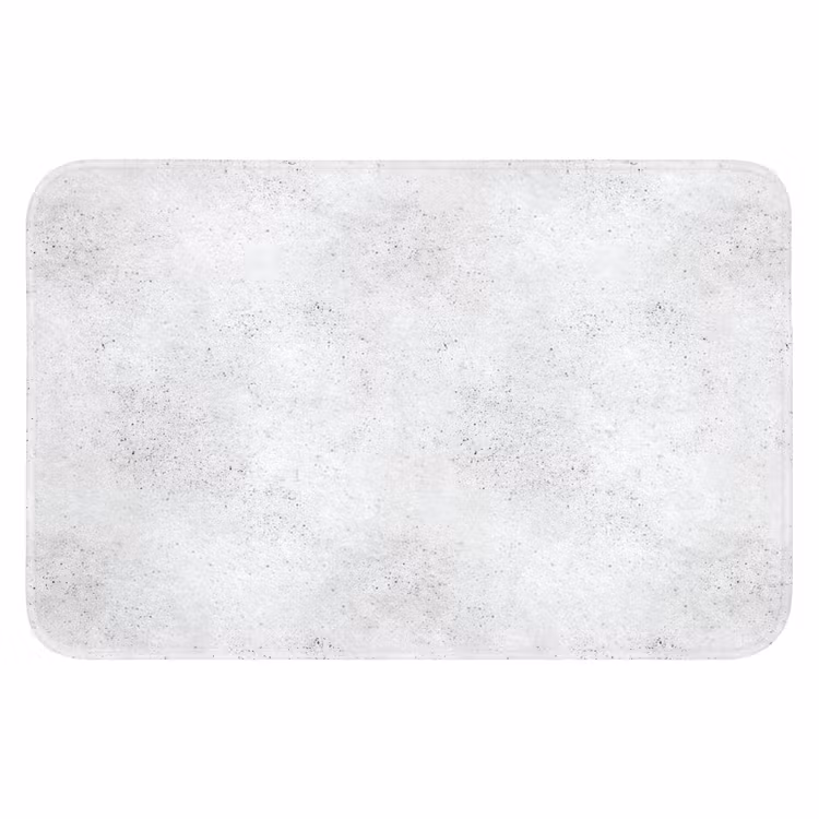 WC Mat - Lichtgrijs - Betonstructuur - Subtiel — 1