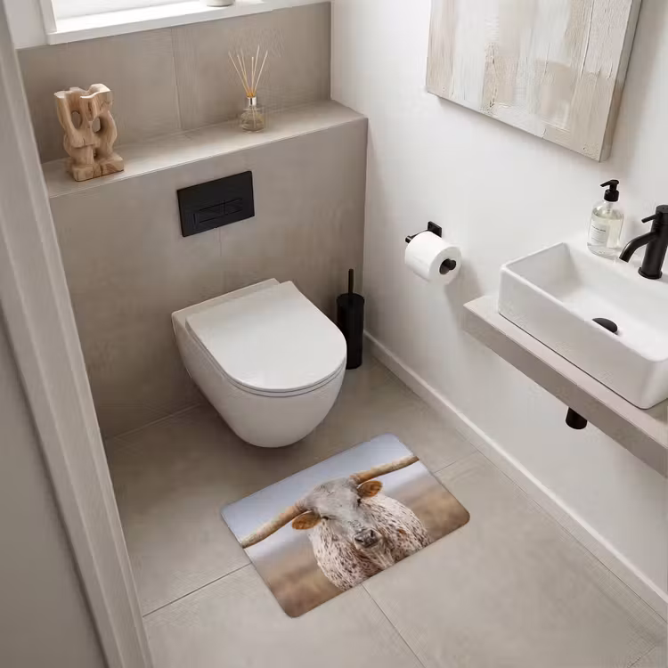 WC Mat - Longhorn - Grasveld - Dier — 6