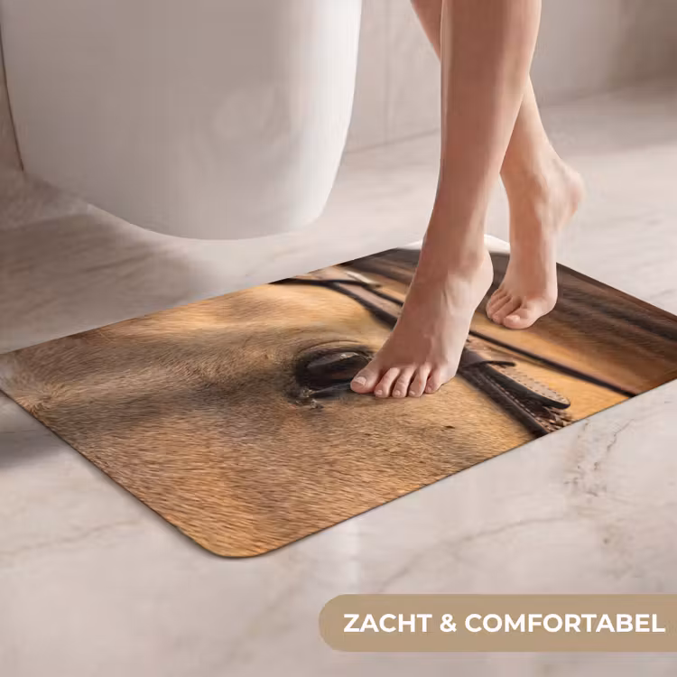 WC Mat - Paard - Oog - Bruin — 7