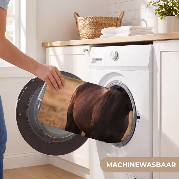 WC Mat - Paard - Zonsondergang - Bruin — 5