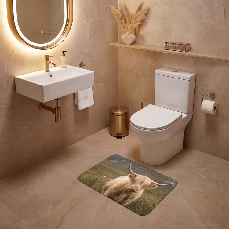 WC Mat - Schotse hooglander - Bergen - Grasveld — 4