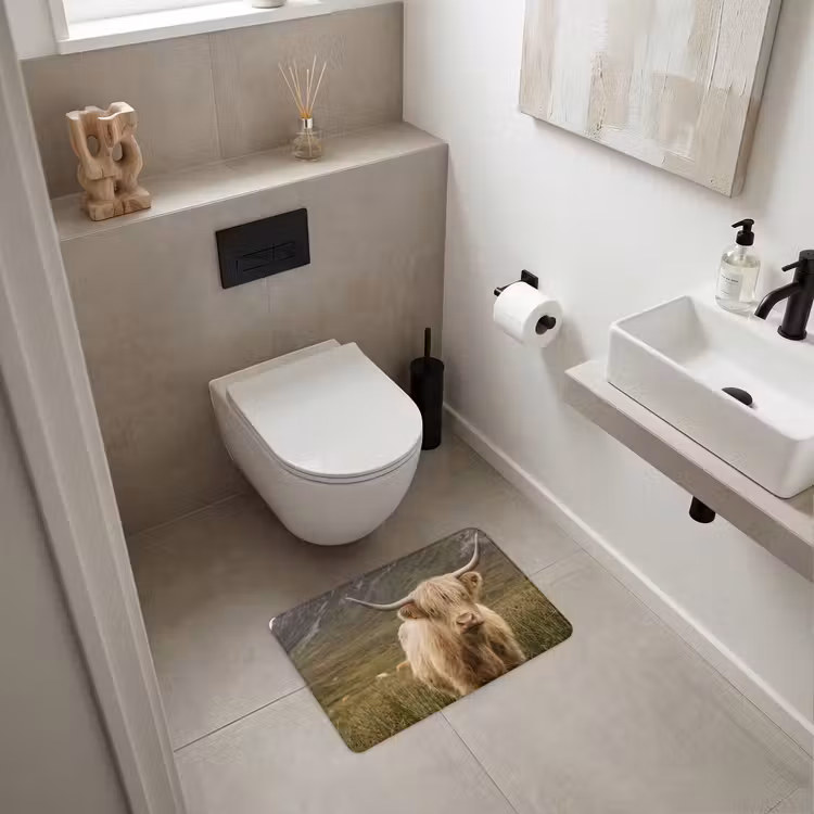 WC Mat - Schotse hooglander - Bergen - Grasveld — 6