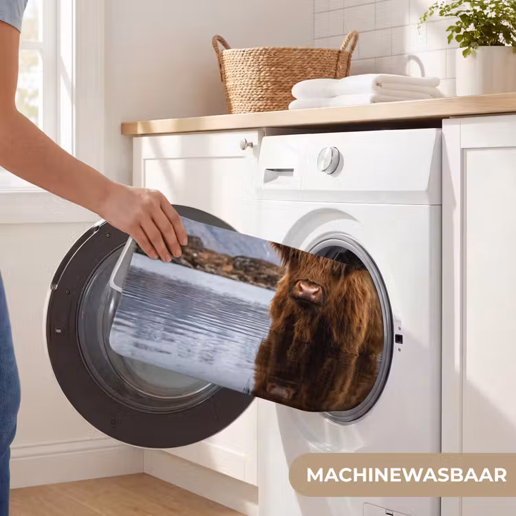 WC Mat - Schotse hooglander - Bruin - Water — 5