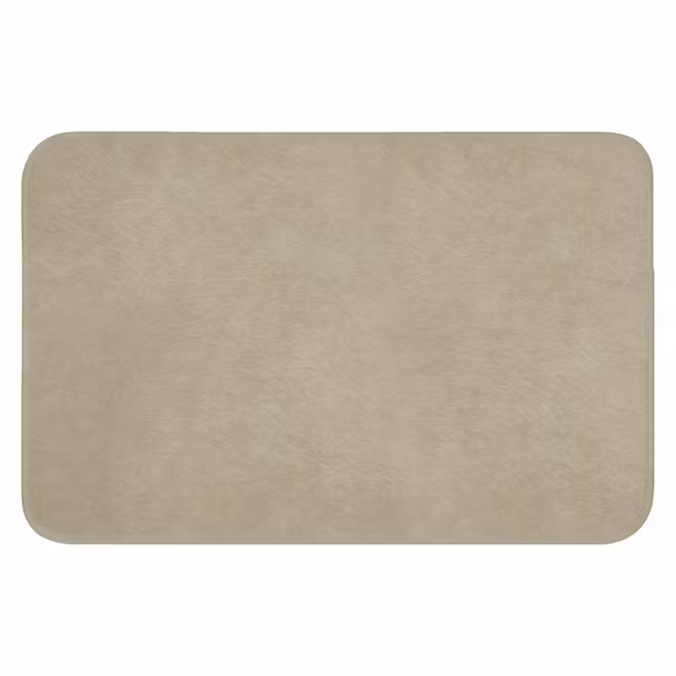 WC Mat - Taupekleur - Gewolkt textuur - Natuurlijk — 1