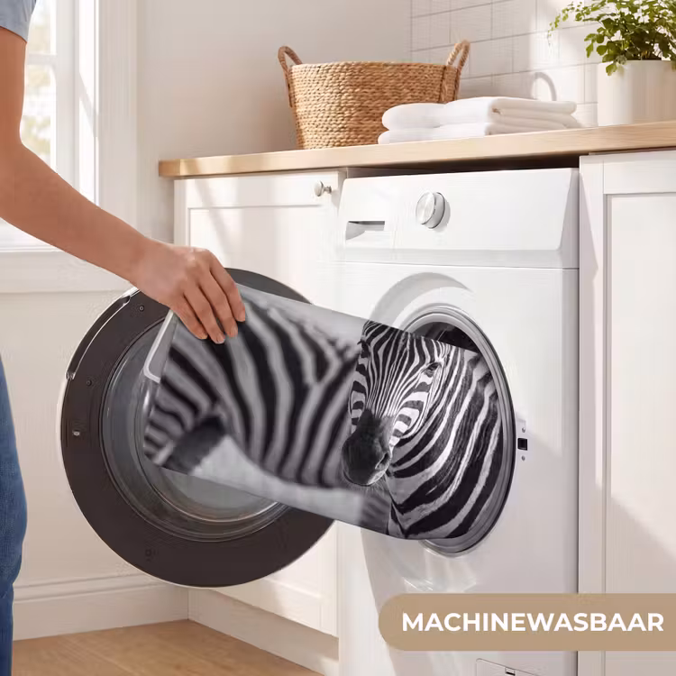 WC Mat - Zebra's - Zwart - Wit — 5
