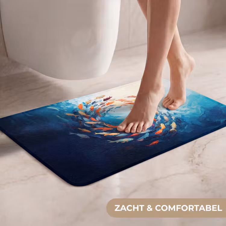 WC Mat - Zee - Vissen - Kleurrijk - Dynamisch — 7