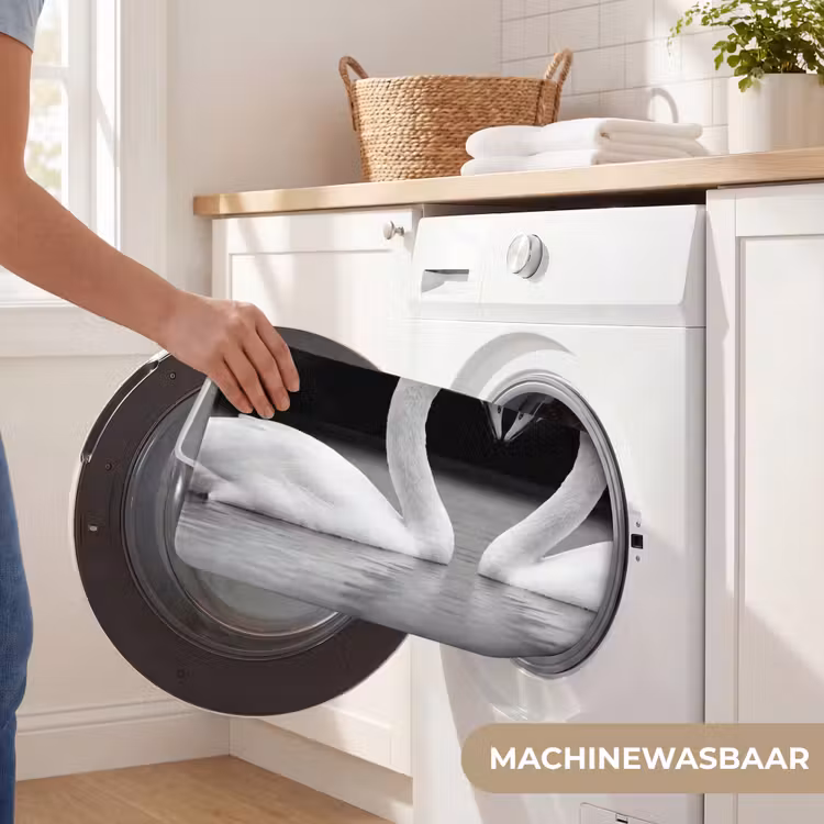 WC Mat - Zwanen - Hart - Zwart - Wit — 5