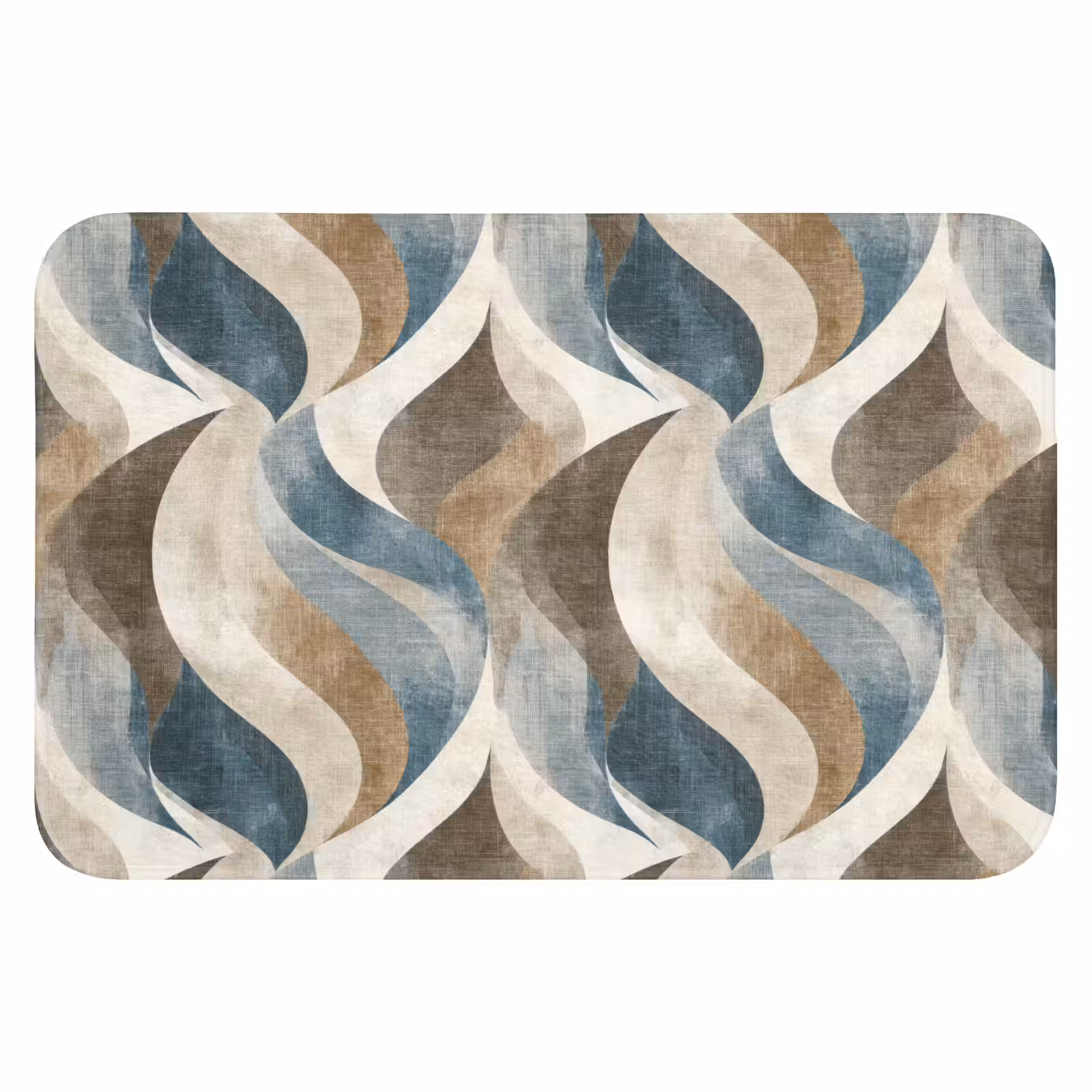 WC Mat - Abstract - Golven - Kleurrijk — 1