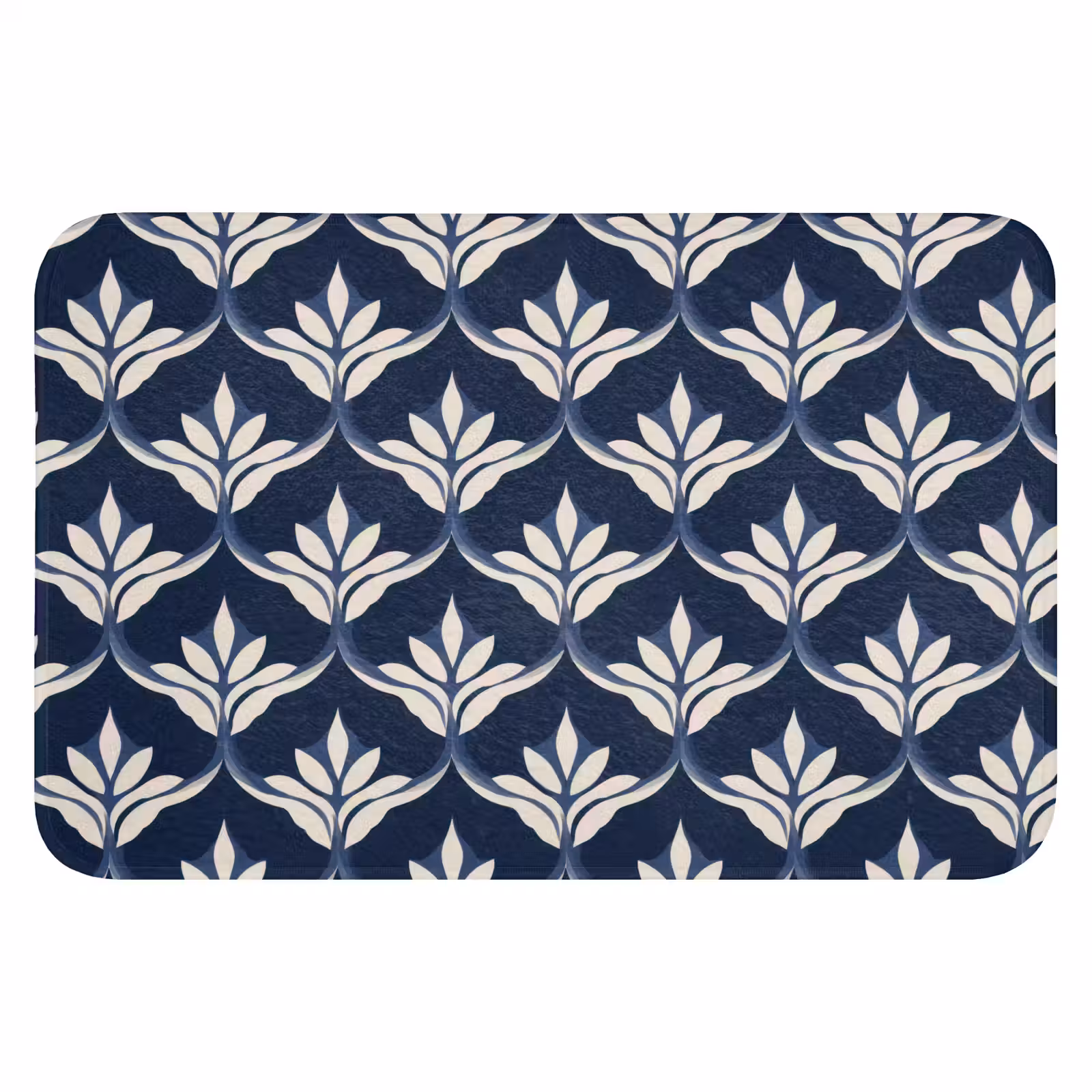 WC Mat - Modern - Ontwerp - Blauw — 1