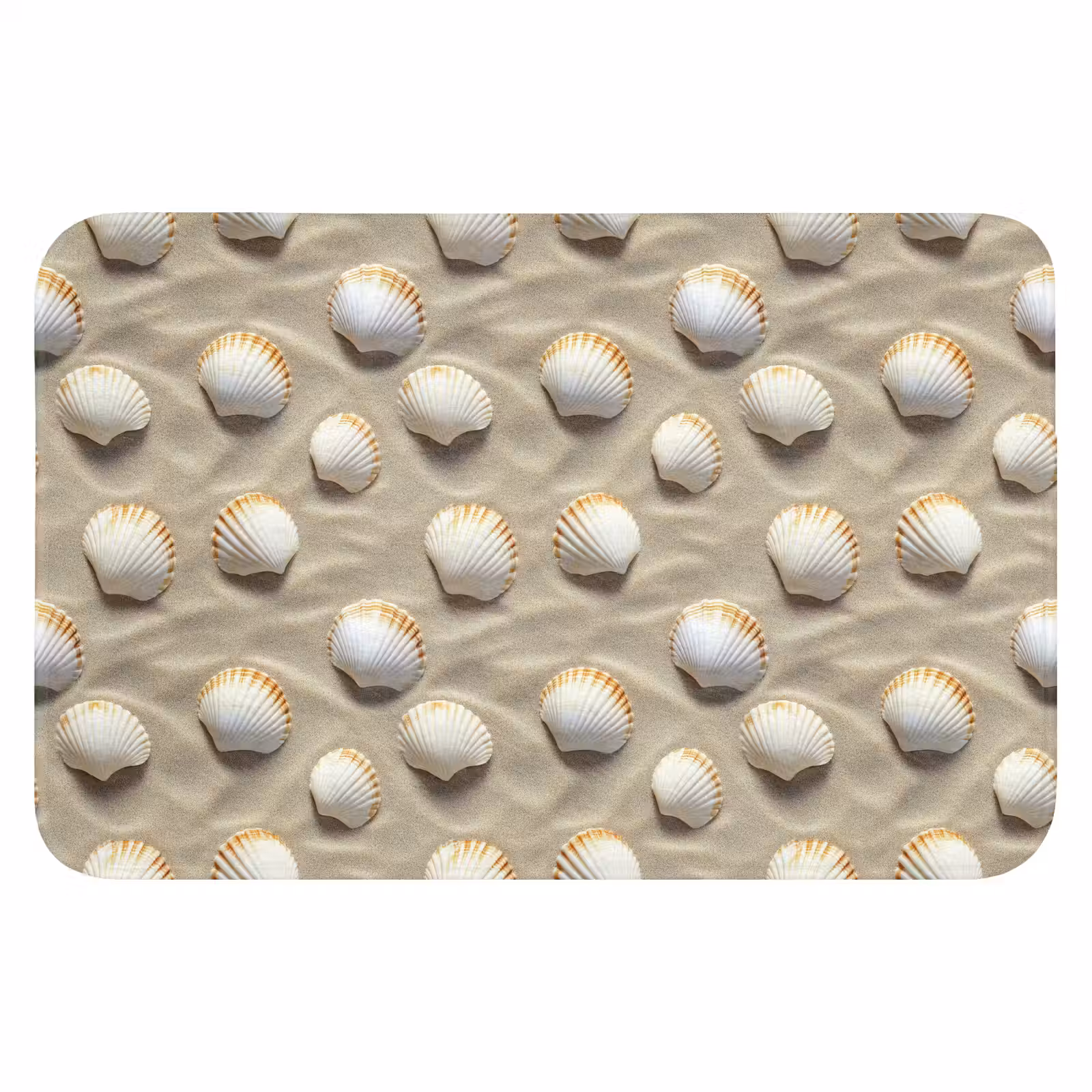 WC Mat - Schelpen - Zand - Maritiem — 1