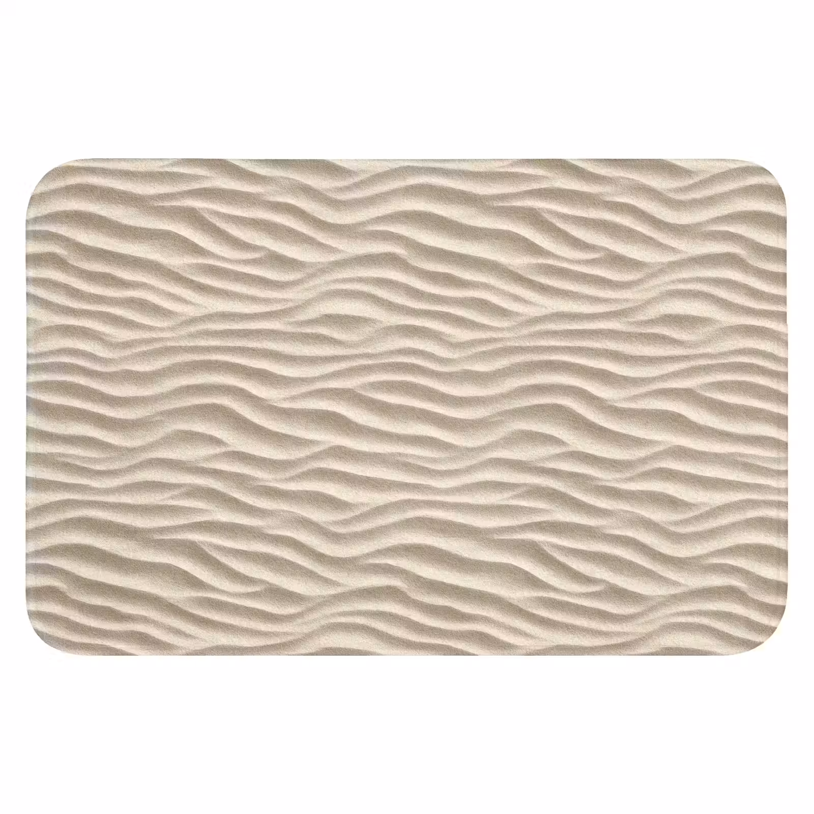 WC Mat - Zand - Golven - Beige — 1