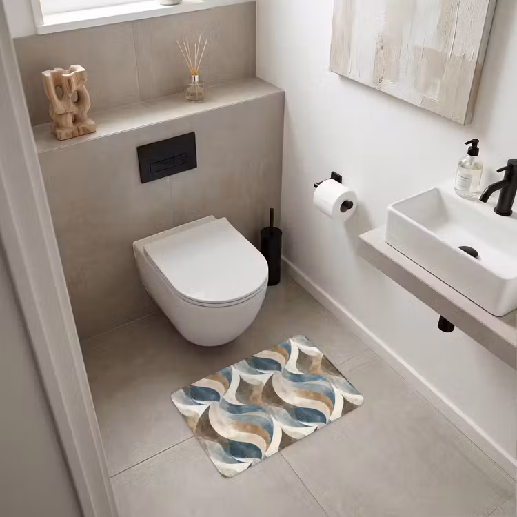 WC Mat - Abstract - Golven - Kleurrijk — 6