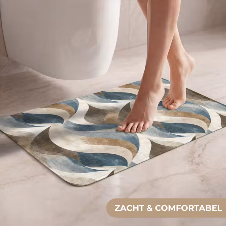 WC Mat - Abstract - Golven - Kleurrijk — 7