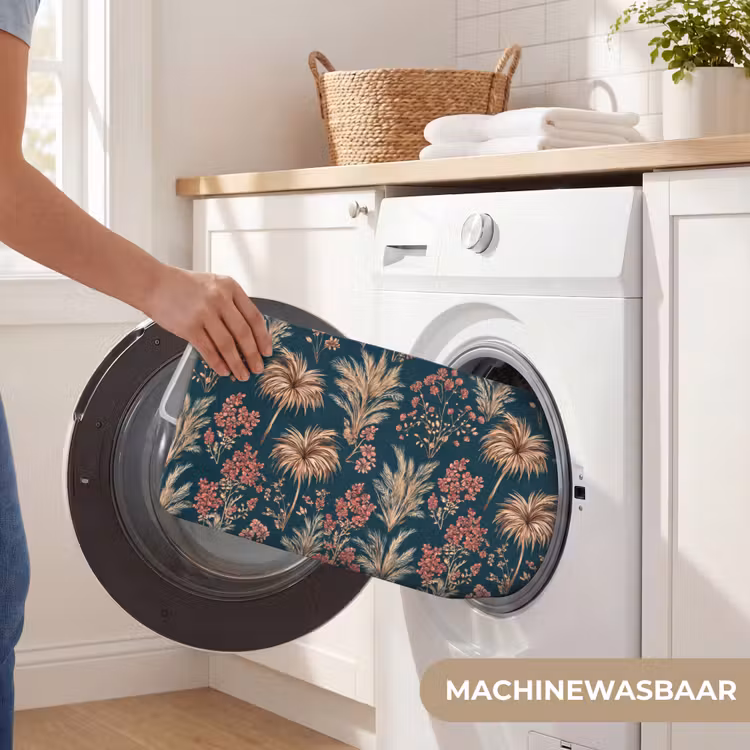WC Mat - Botanisch - Patroon - Blauw — 5