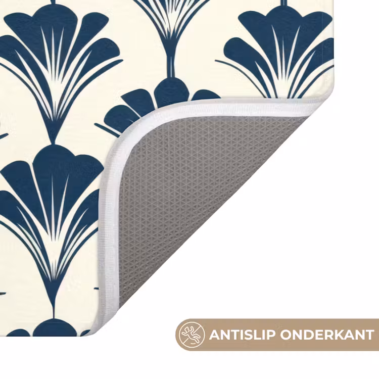 WC Mat - Klassiek - Motief - Blauw — 3