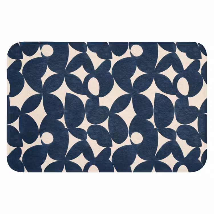 WC Mat - Modern - Geometrisch - Blauw — 1