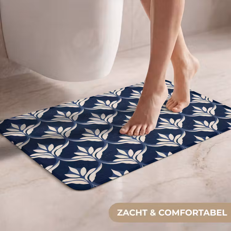 WC Mat - Modern - Ontwerp - Blauw — 7