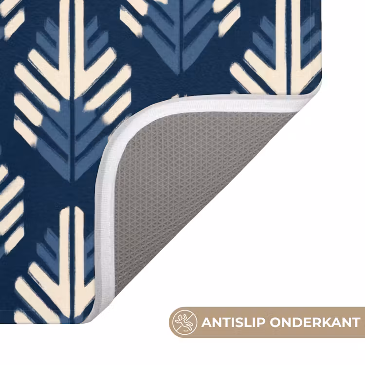 WC Mat - Modern - Patroon - Blauw — 3